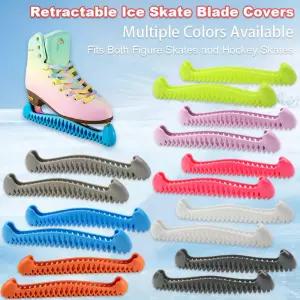 S/L/XL 워크용 스 스케이트 블레이드 커버 TPU 피겨 하키 펑크 방지 확장형 슬리브 나이프