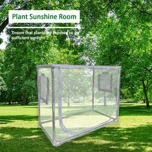 사계절용 식물 온실 투명 패브릭 원예 시뮬레이션 하우스 성장 환기 시스템 이중층