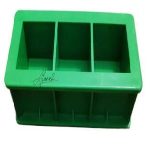 5개 ABS 플라스틱 505050mm 콘크리트 큐브 시험 몰드 벽돌 블록