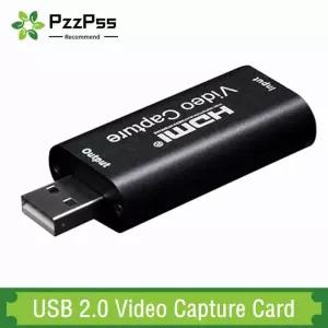 HDMI캡쳐보드 녹화 방송 USB 20 비디오 캡처 카드 4K HDMI 호환 그래버 박스 PS4 XBOX 전화 게임 DVD HD 카