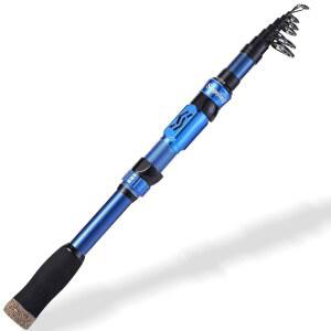 수가일랑 텔레스코픽 낚싯대 - 24톤 탄소 섬유 CNC 가공 릴 시트 EVA 핸들 베이스 송어 낚시용 여행용