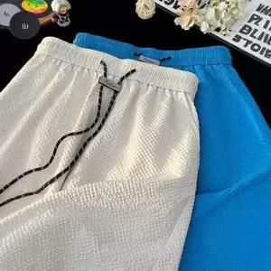 지니코코 남성용 여름 캐주얼 얇은 시어서커 하의 비치팬츠 속건 트레이닝 반바지 5부 ADOR2