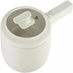 뚜껑과 찜기가 있는 세라맥스 프로 전기 냄비 라면용 무독성 세라믹 쿠커 프라이팬 2L 계란 기숙사용