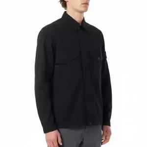 스톤아일랜드 26SS 올드이펙트 오가닉 코튼 스트레치 오버셔츠 1200001