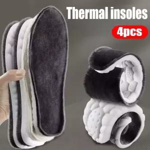 신발밑창보강 복원 수리 1세트 겨울 발열 깔창 여성 남성 열 플러시 신발 패드 남여 스포츠 부츠 캐시미어