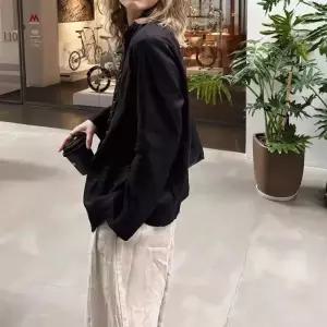 여자 봄 빈티지 빅사이즈 한 셔츠 차이나 긴팔 초슬림핏 린넨 카디건 원픽1