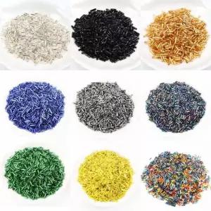 시드비즈 구슬 공예 반지 팔찌 주얼리 제작용 오스트리아 크리스탈 유리 비즈 체코 시드 스페이서 줄 6x2mm