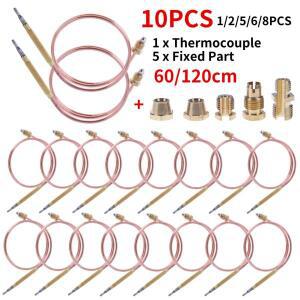 온수 보일러 오븐용 범용 가스 열전대 밸브, 벽난로 교체 컨트롤러 60 cm, 1-10 개