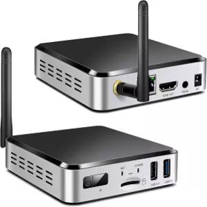 Geniatech Android 11 스마트 TV 박스 HD 4K HDMI 디지털 사이니지 플레이어 산업/상업용 광고 메뉴