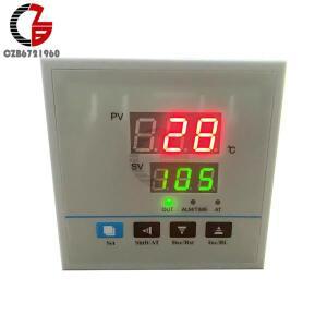 프로그램 가능 Pid 온도 컨트롤러, 가마 오븐, SSR 릴레이 출력 열전대, K형 E-Typ, 220V, 30A