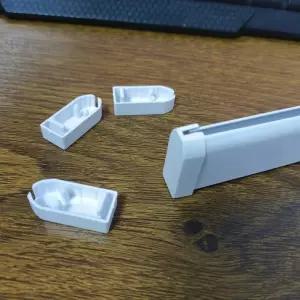 블라인드부속 불라인드 부품 롤러 블라인드 PVC 하단 레일용 캡