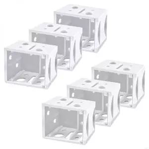 블라인드부속 불라인드 부품 T21C 6 개 블라인드 브라켓 저 박스 헤드 레일 창