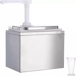 2.11 쿼터 조미료 디스펜서 펌프 계량컵이 있는 시럽 소스 꿀 간장 머스타드 치즈용 분리형 누수 방지 설계