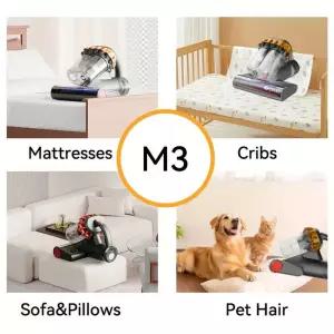 이불청소기 매트리스 침구 휴대용 UV 진공 청소기 - 침대 베개 소파 진드기 제거 흡가열 기능