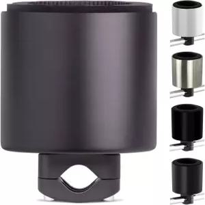 크루지 XL 플랫 블랙 자전거 컵 홀더 스쿠터 전기 휠체어 보트 러닝머신 등을 위한 핸들바