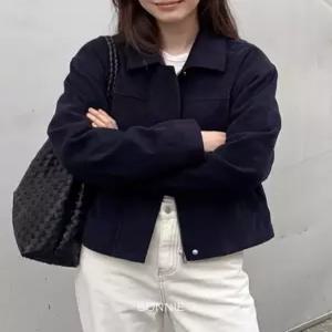 [보니제이]남녀공용 빈티지 워크웨어 자켓 봄 가을 숏 블루종 점