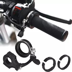 범용 모터사이클용 7/8인치 22mm 1인치 블랙 크루즈 컨트롤 스로틀 잠금 키트