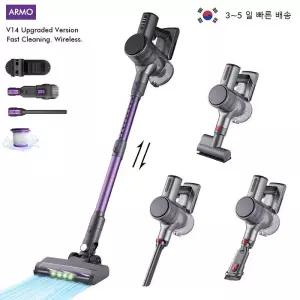이불청소기 매트리스 침구 Armo V14 무선 핸드 청소기 250W 30kPa 8 in 1 전기 끈 가정용 차량용 진드기 제