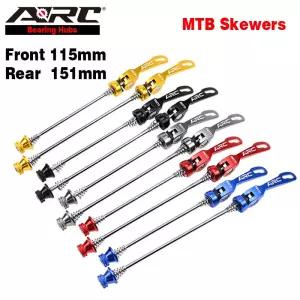 ARC 자전거 퀵 릴리즈 QR 스큐어 허브 액슬 휠 락킹 레버 MTB 사이클링 로드 바이크 부품