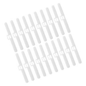 블라인드부속 불라인드 부품 20개 수직 블라인드 슬랫 교체 홀더 가정용 사무실 욕실용 행거 더블 홀 탑