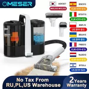 이불청소기 매트리스 침구 OMESER 스팟 클리너 600450W 1511KPa 소파 커튼 스프레이 흡입 기계 청소 휴대용