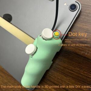 TPS 게임용 호환 4개의 키가  태블릿 PC용 호환 범용 호환 컨트롤러 게임패드 펄스 연속 촬영 7~14인치와