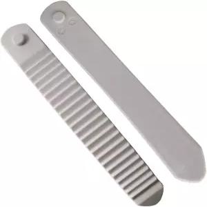 UP100 1쌍 길이 160MM 및 6.3인치 흰색 스노보드 신발용 구멍 없는 바인딩 벨트 토/발목 래칫 혀 사다리