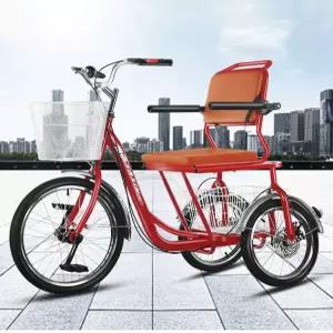 성인 세발자전거 전기 여성 대형좌석 패밀리 트라이크 수석 어른용 3륜