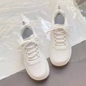 통굽 슈즈 화이트 베이직 운동화 여학생 새학기 신발 yRn5+5nUO