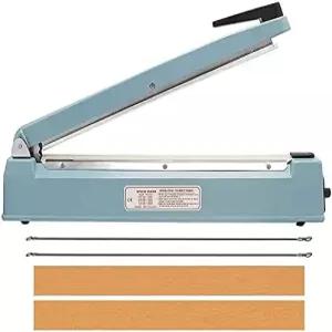 16인치 수동 임펄스 백 핸드 히트 실러 기계 클로저 공구 폴리 튜빙 플라스틱 무료 교체 키트 2개