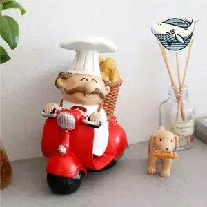 주방 장식 강아지 인형 2종 카페 소품 꾸미기 동물인형