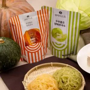 [송테이스트] 다이어트 간편식 식단 저칼로리 두부품은 호박국수/양배추국수 180g x 5 + 소스포함