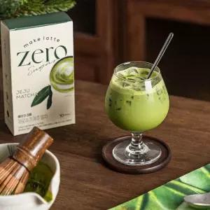 [가루선생] 메이크라떼 제로슈가 제주말차 12gx10스틱 그린티 말차가루