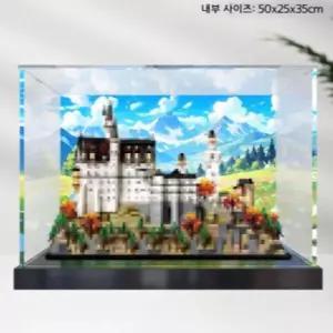 노이슈반슈타인 성 21063 래고 아크릴 케이스 블랙스완 디스플레이 두꺼운 장식장