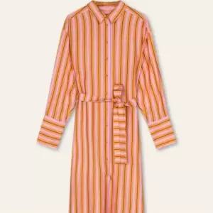 [갤러리아] (26S/S)오일릴리 스트라이프 원피스(OWISAOP006-049)