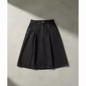 트렁크 프로젝트 TRUNK PROJECT 플리츠 데님 팬츠 핀턱 청바지 블랙