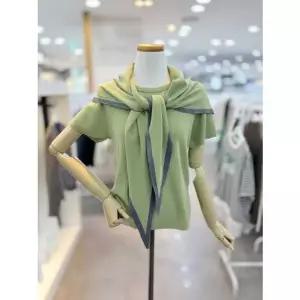 [갤러리아] [클리지]숄라운드반팔니트(CQ3WKT19)