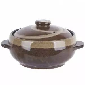 내열 전통 조리 찌개 냄비 뚝배기 양수 주방 세라믹 중형 도자기 손잡이