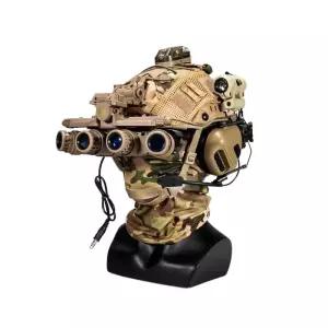 야간 야시경 헬멧 모델 군용 다크존 전술 촬영 장비 특수 기능성 고글 세트