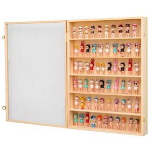 피규어보관함 장식장 벽걸이 미니 피규어 4층 60cm A 몬트리 도어 진열장 커스텀