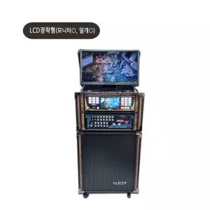 TJ 티제이 B2 Plus반주기 LCD형 우드케이스 이동식노래방기기 세트+무선마이크(선택)