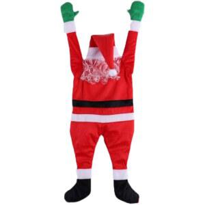 대형 매달린 산타 인형 뒷모습 장식 크리스마스 소품 텐트 꾸미기 170cm 빅사이즈 110cm 인테리어 파티 벽장식 캠핑