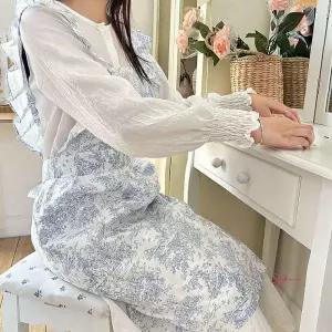 여름 모던 선물 집들이 하늘 신혼부부 플라워 앞치마rst438