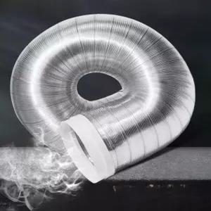 스파이럴 주름관 닥트 알루미늄 환기 덕트호스 연통 배관 환풍기 공기배출