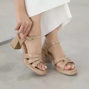 로델 스퀘어토 가보시 스트랩 샌들 6.5cm