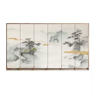 동양화 대형 파티션 병풍 호텔 레스토랑 고급