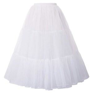 그레이스 카린 롱 드레스 중간 길이 페티코트 여성용 페티코트용 언더스커트 크리놀린 웨딩