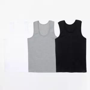 남성 런닝 민소매 기본 삼색 셔츠 세트