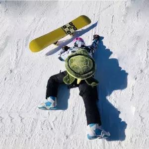 스노우보드 엉덩이보호대 인형 초보자 보호대 동물 엉덩이 S 보호장비핑크