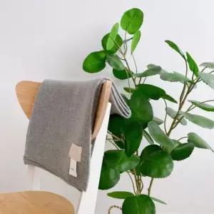 크림 그레이 니트 머플러 캐시미어 느낌 겨울 목도리